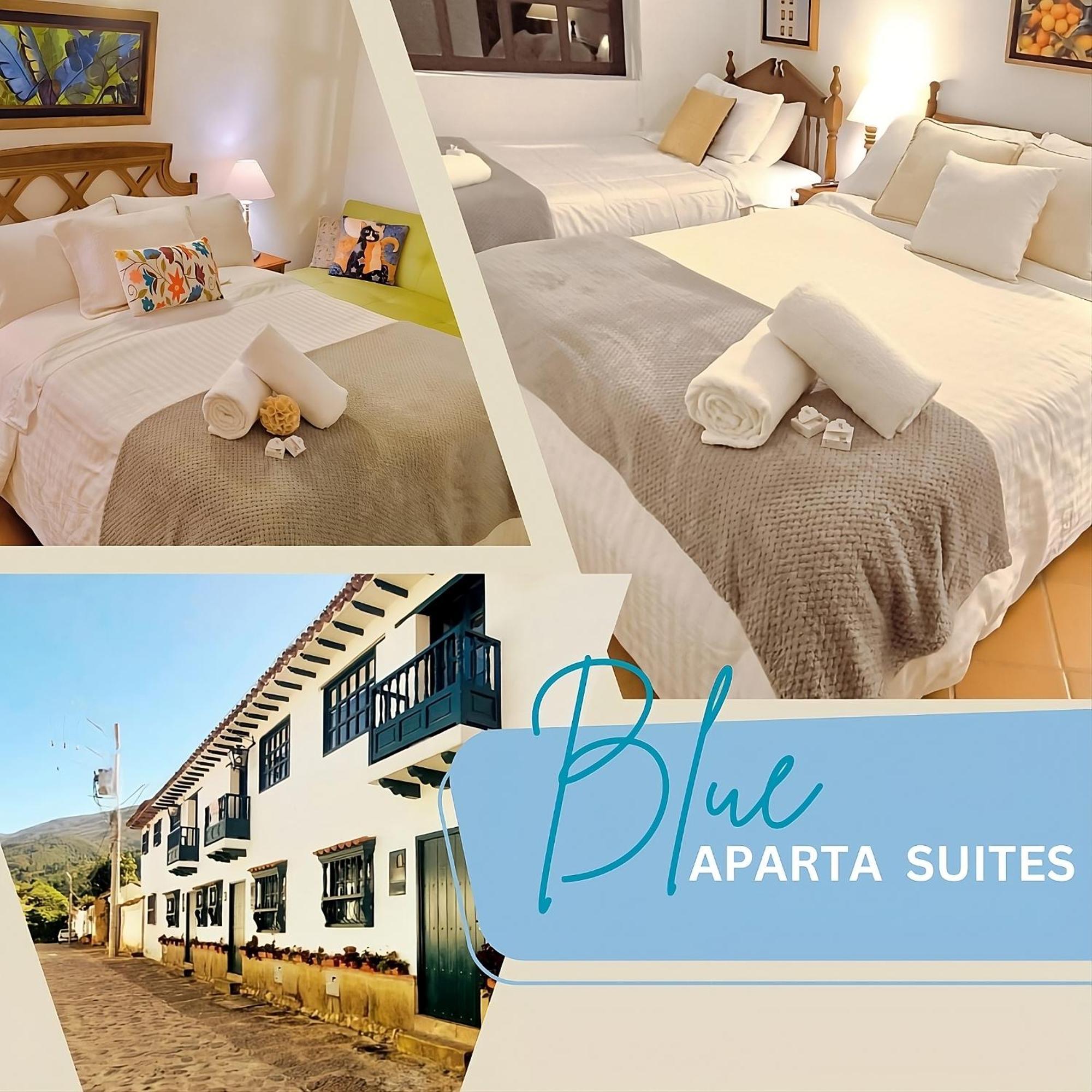 Blue Apartasuit Villa de Leyva Exterior foto